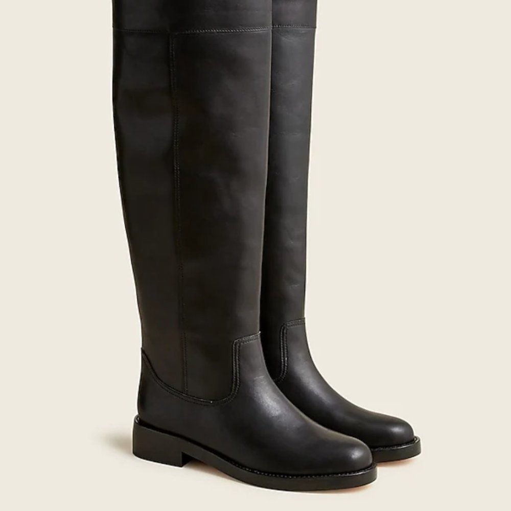 Host Pick NWT J.Crew 100% Italian Leather Over the Knee Boots